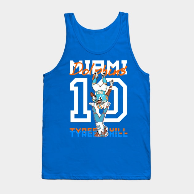 Miami Dolphins - tyreek hill 10 Tank Top by Mic jr